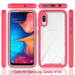 Wholesale Samsung Galaxy A10E, A102 Clear Dual Defense Hybrid Case (Black)